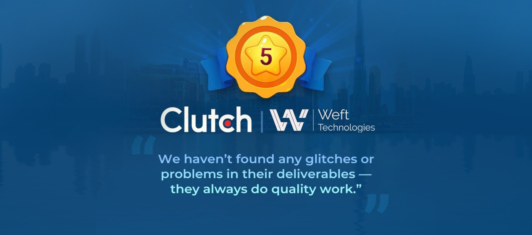 Weft Technologies Receives Another Review on Clutch