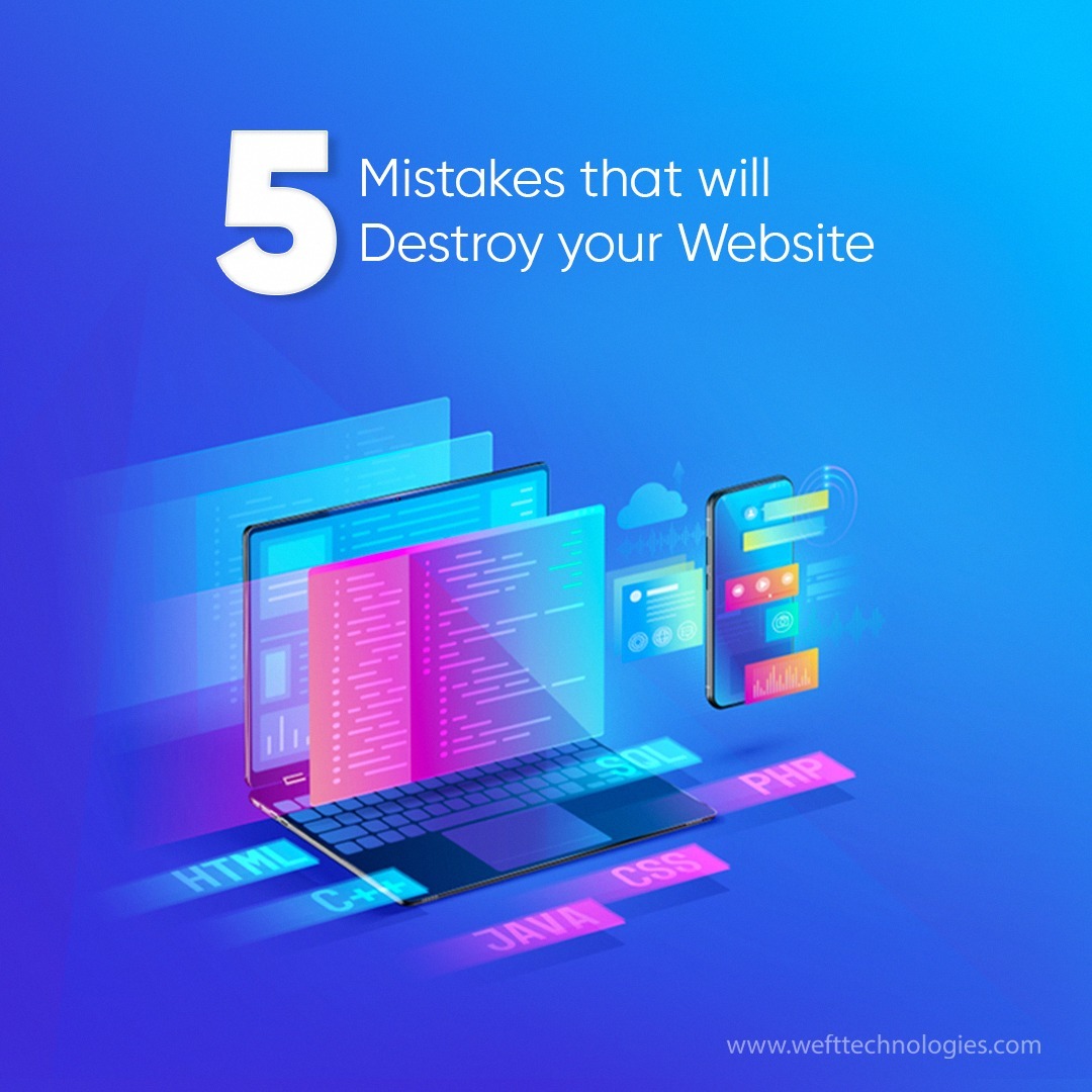 5 Mistakes That Will Destroy Your New Website!