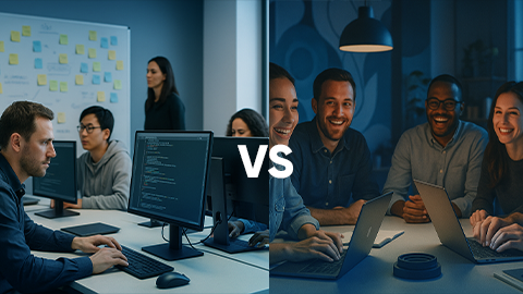 In-house development team vs product studio